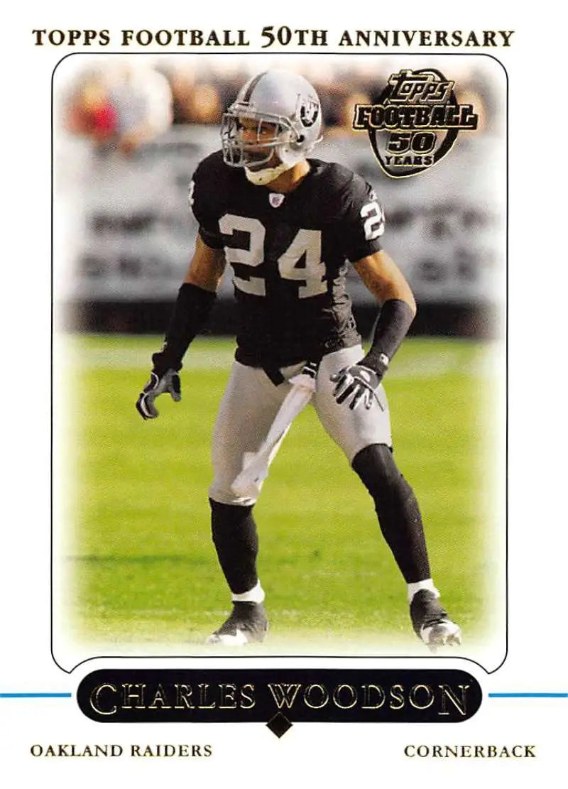 2005 Topps #166 Charles Woodson NM-MT Oakland Raiders Football Card - Football Card Single
