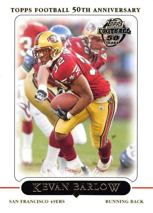 2005 Topps #168 Kevan Barlow NM-MT San Francisco 49ers Football Card - Football Card Single