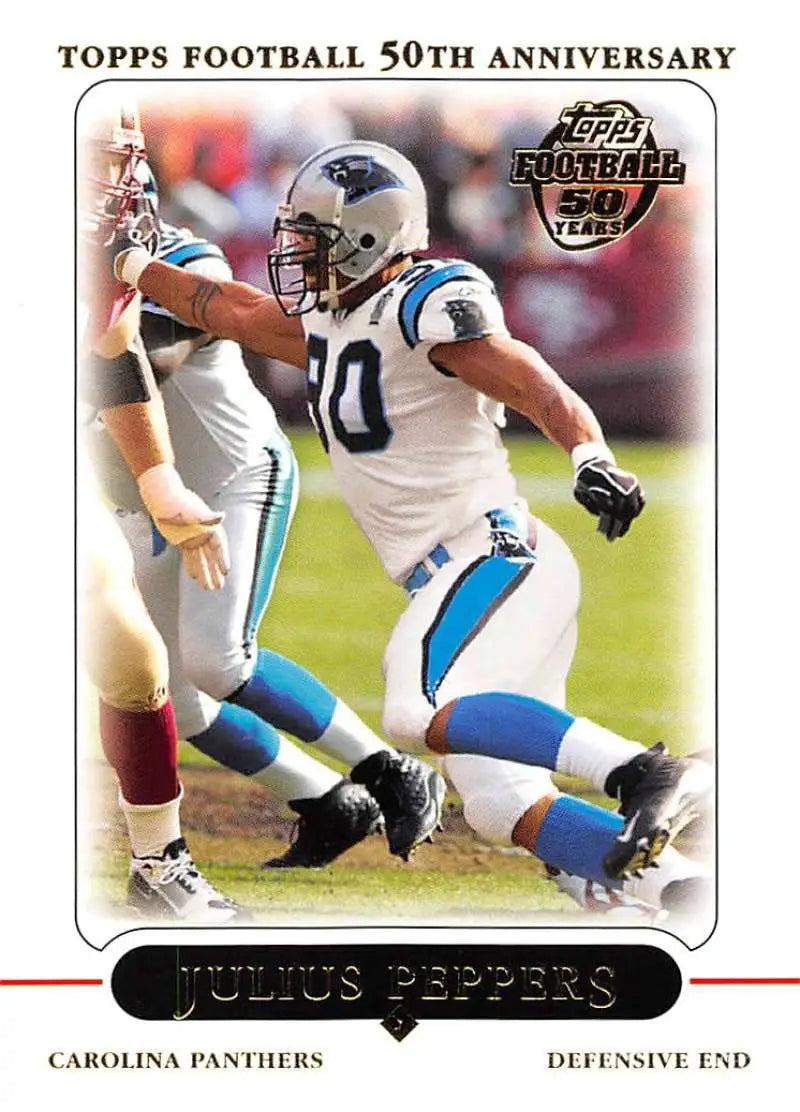 2005 Topps #17 Julius Peppers NM-MT Carolina Panthers Football Card - Football Card Single