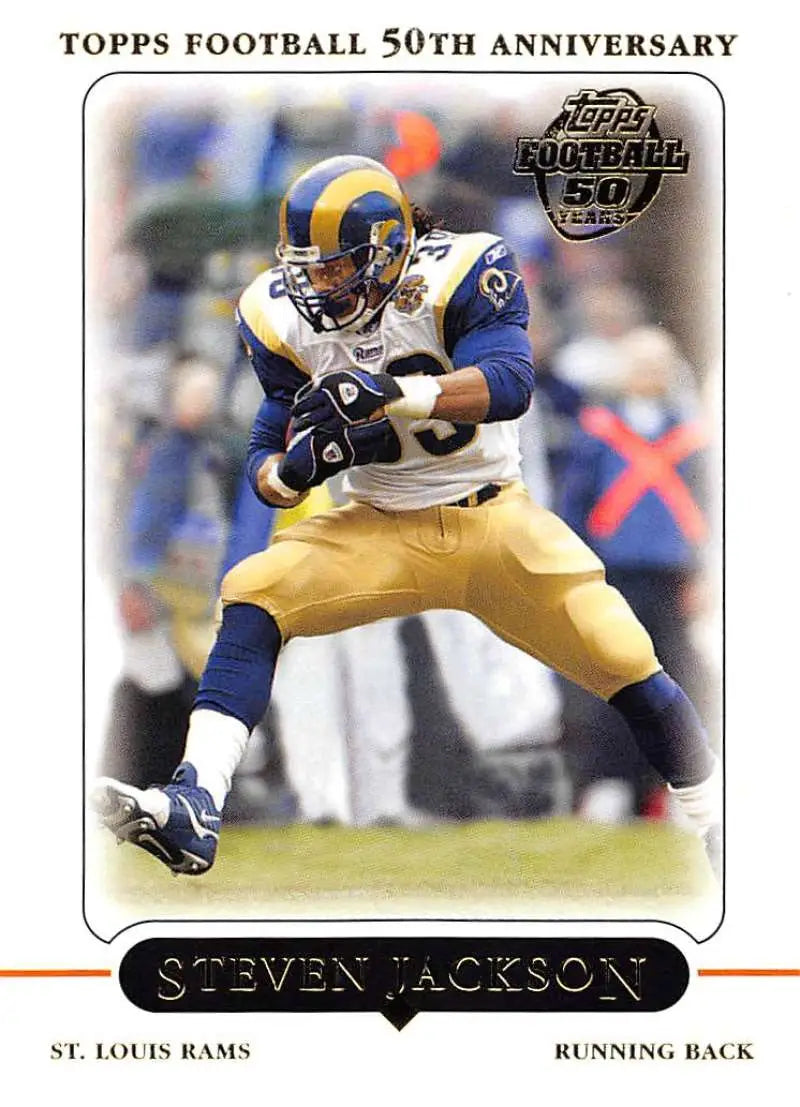 2005 Topps #170 Steven Jackson NM-MT St. Louis Rams Football Card - Football Card Single