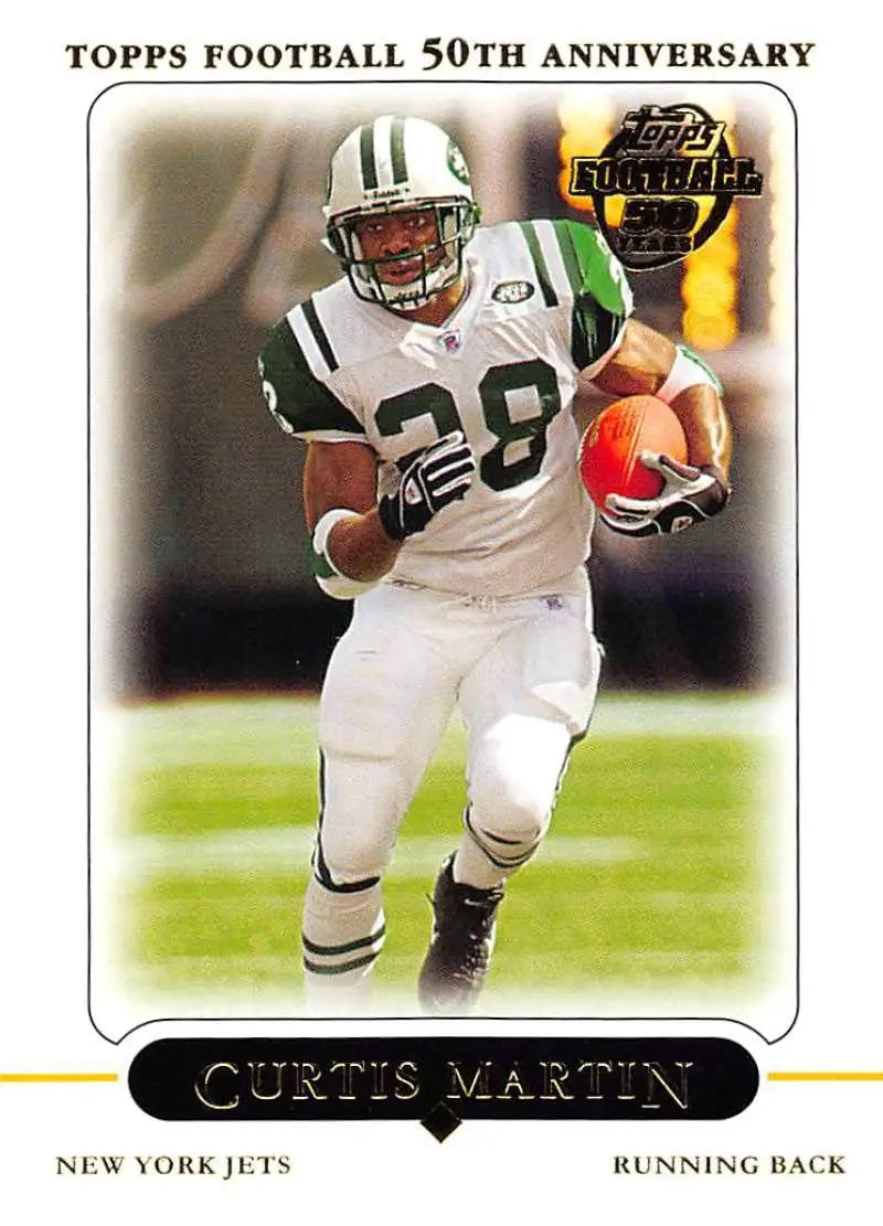2005 Topps #176 Curtis Martin NM-MT New York Jets Football Card - Football Card Single
