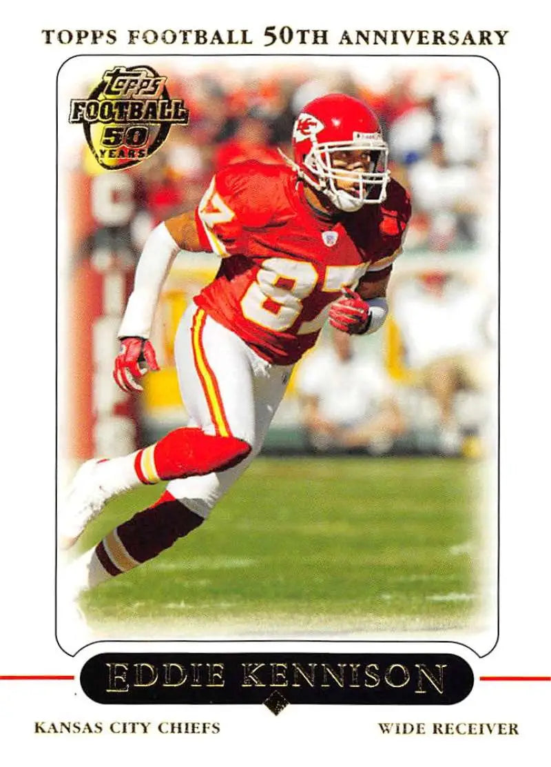 2005 Topps #180 Eddie Kennison NM-MT Kansas City Chiefs Football Card - Football Card Single