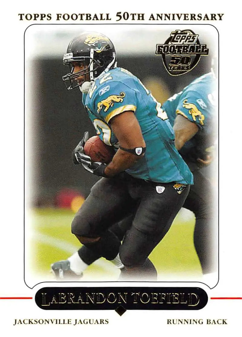 2005 Topps #181 LaBrandon Toefield NM-MT Jacksonville Jaguars Football Card - Football Card Single