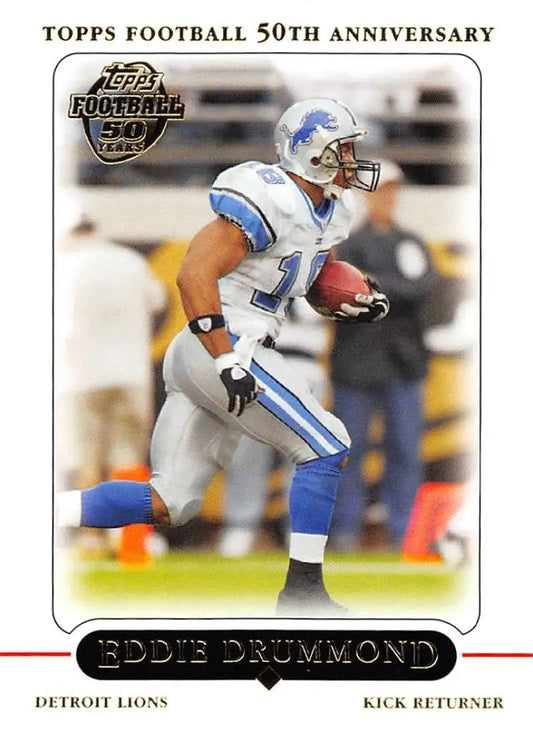 2005 Topps #184 Eddie Drummond NM-MT Detroit Lions Football Card - Football Card Single