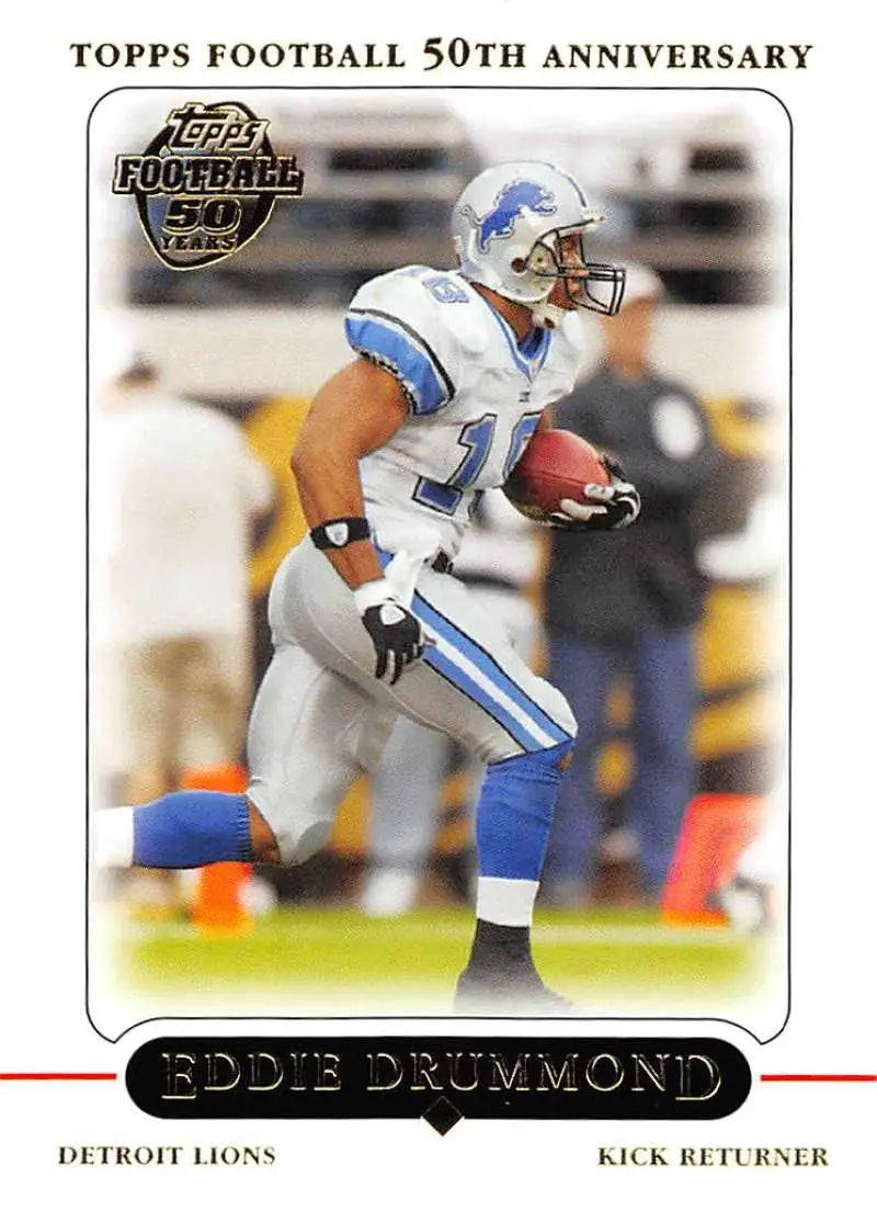 2005 Topps #184 Eddie Drummond NM-MT Detroit Lions Football Card - Football Card Single