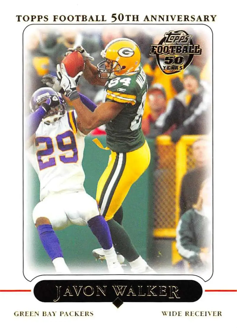 2005 Topps #19 Javon Walker NM-MT Green Bay Packers Football Card - Football Card Single