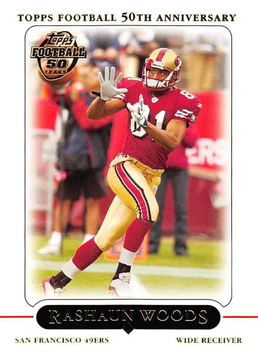 2005 Topps #194 Rashaun Woods NM-MT San Francisco 49ers Football Card