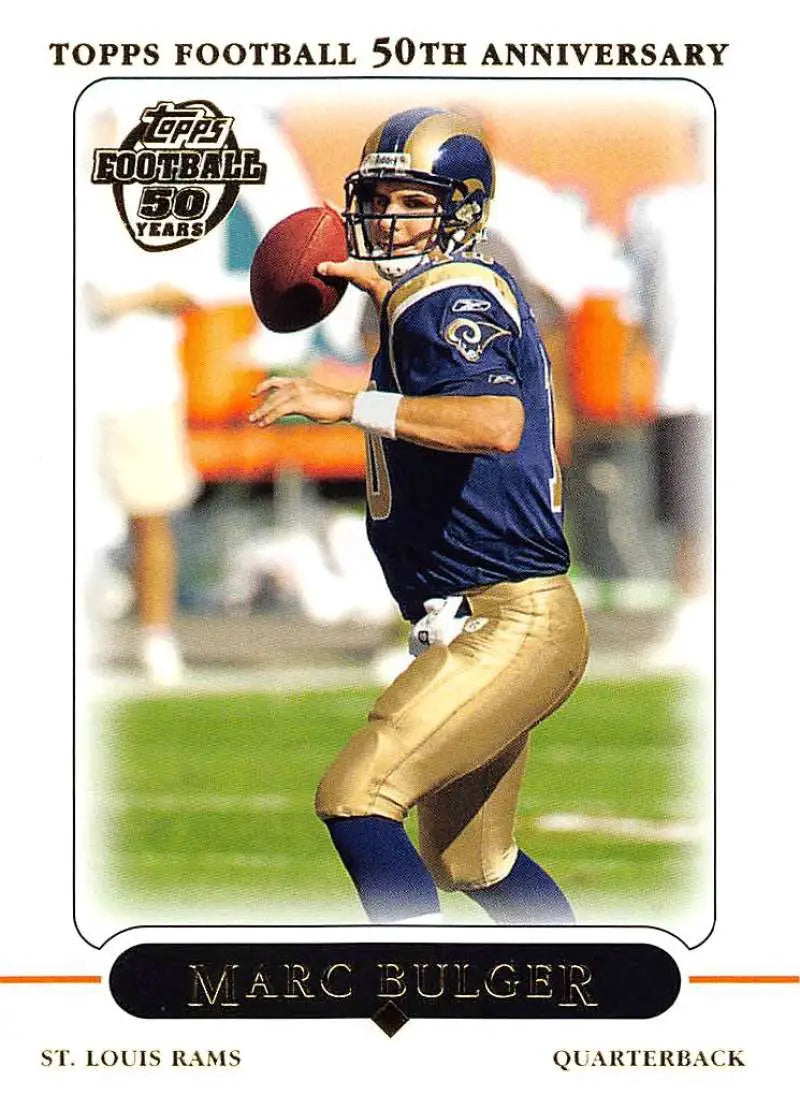 2005 Topps #195 Marc Bulger NM-MT St. Louis Rams Football Card - Football Card Single