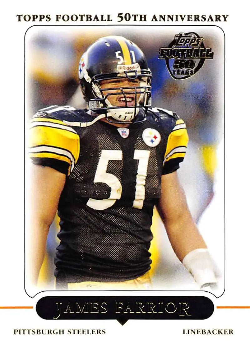 2005 Topps #199 James Farrior NM-MT Pittsburgh Steelers Football Card - Football Card Single