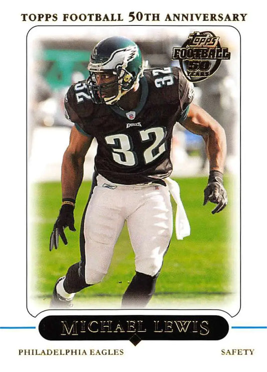 2005 Topps #20 Michael Lewis NM-MT Philadelphia Eagles Football Card - Football Card Single