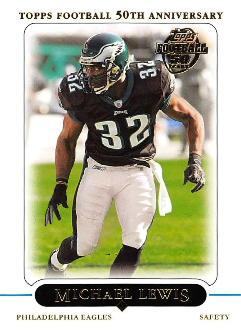 2005 Topps #20 Michael Lewis NM-MT Philadelphia Eagles Football Card - Football Card Single
