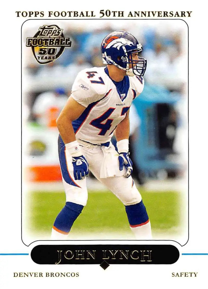 2005 Topps #206 John Lynch NM-MT Denver Broncos Football Card - Football Card Single