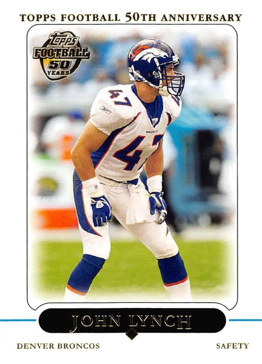 2005 Topps #206 John Lynch NM-MT Denver Broncos Football Card - Football Card Single