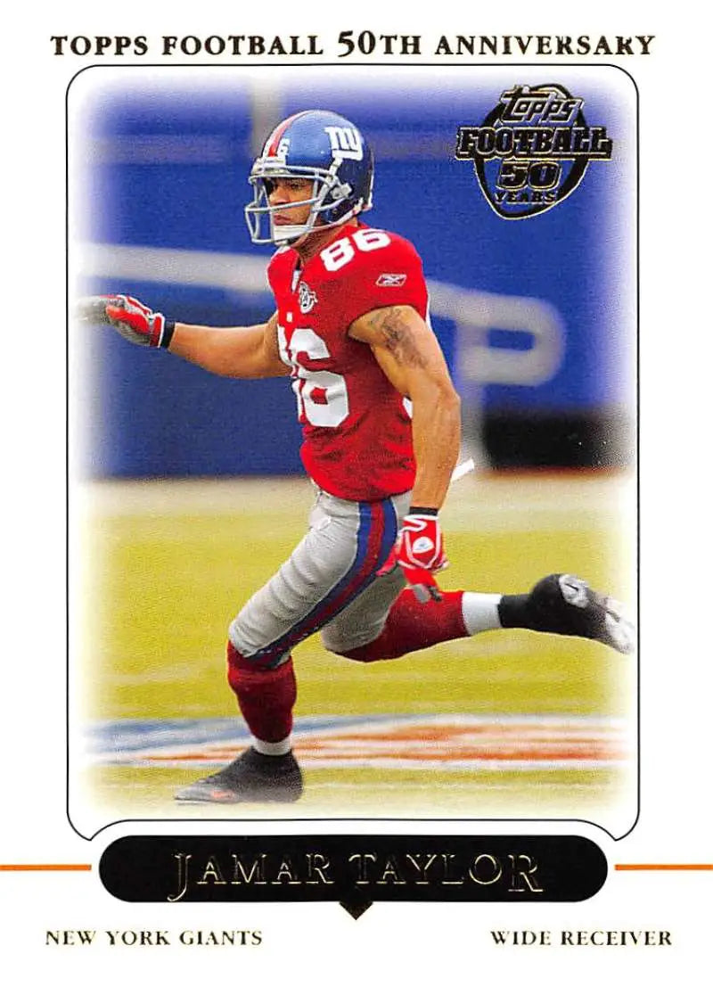 2005 Topps #21 Jamaar Taylor NM-MT New York Giants Football Card - Football Card Single