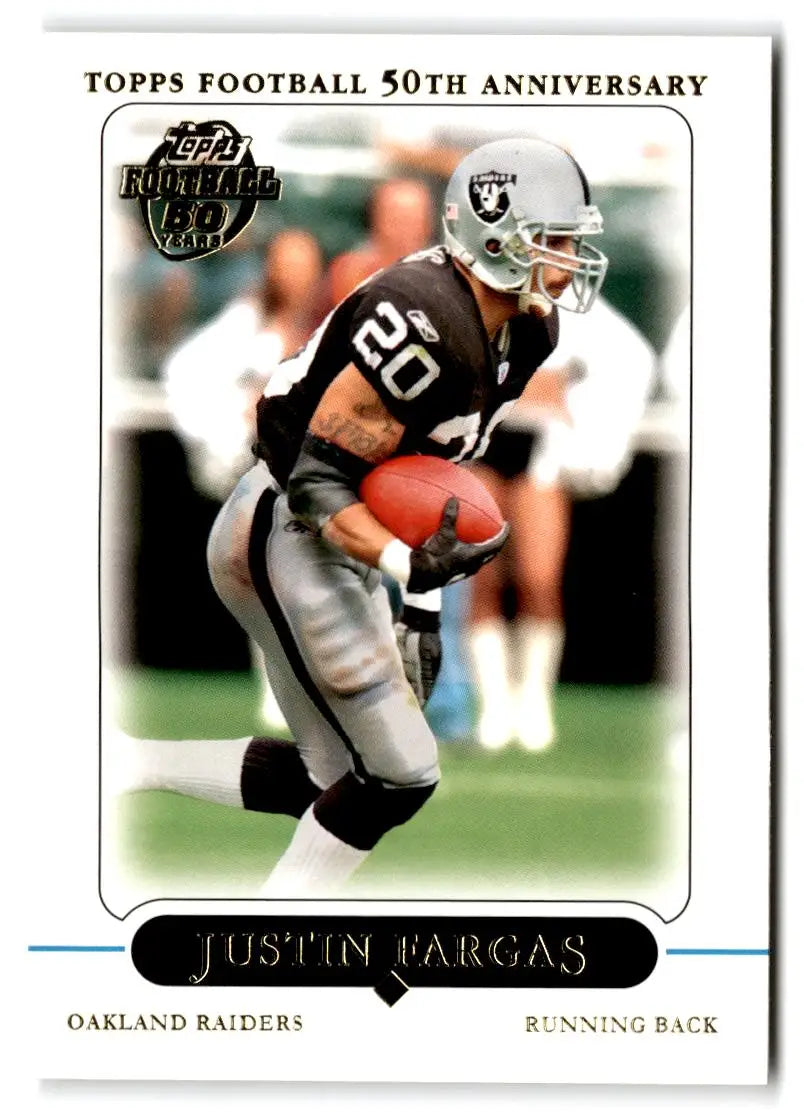 2005 Topps #211 Justin Fargas - Football Card Single