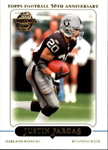 2005 Topps #211 Justin Fargas NM-MT Raiders ID:53543 - Football Card Single