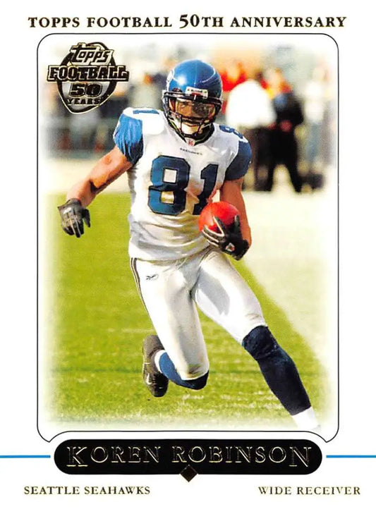 2005 Topps #213 Koren Robinson NM-MT Seattle Seahawks Football Card - Football Card Single