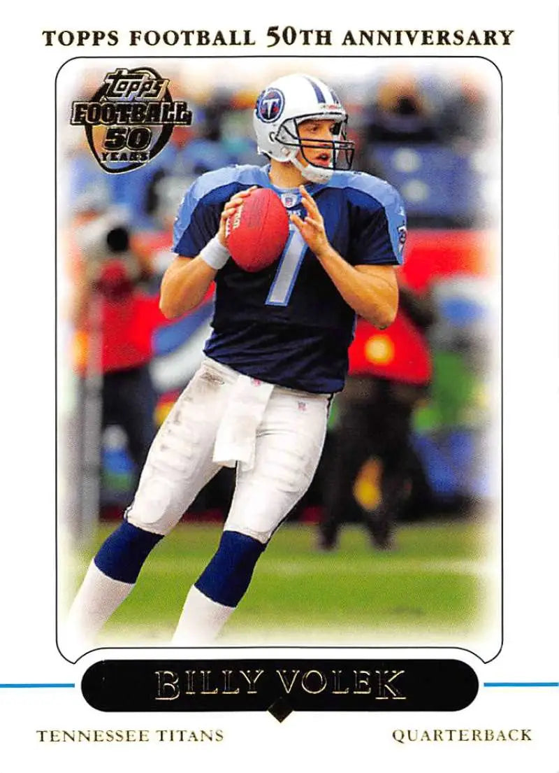 2005 Topps #214 Billy Volek NM-MT Tennessee Titans Football Card - Football Card Single