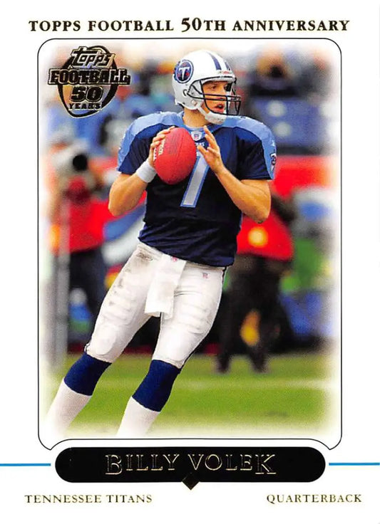 2005 Topps #214 Billy Volek NM-MT Tennessee Titans Football Card - Football Card Single