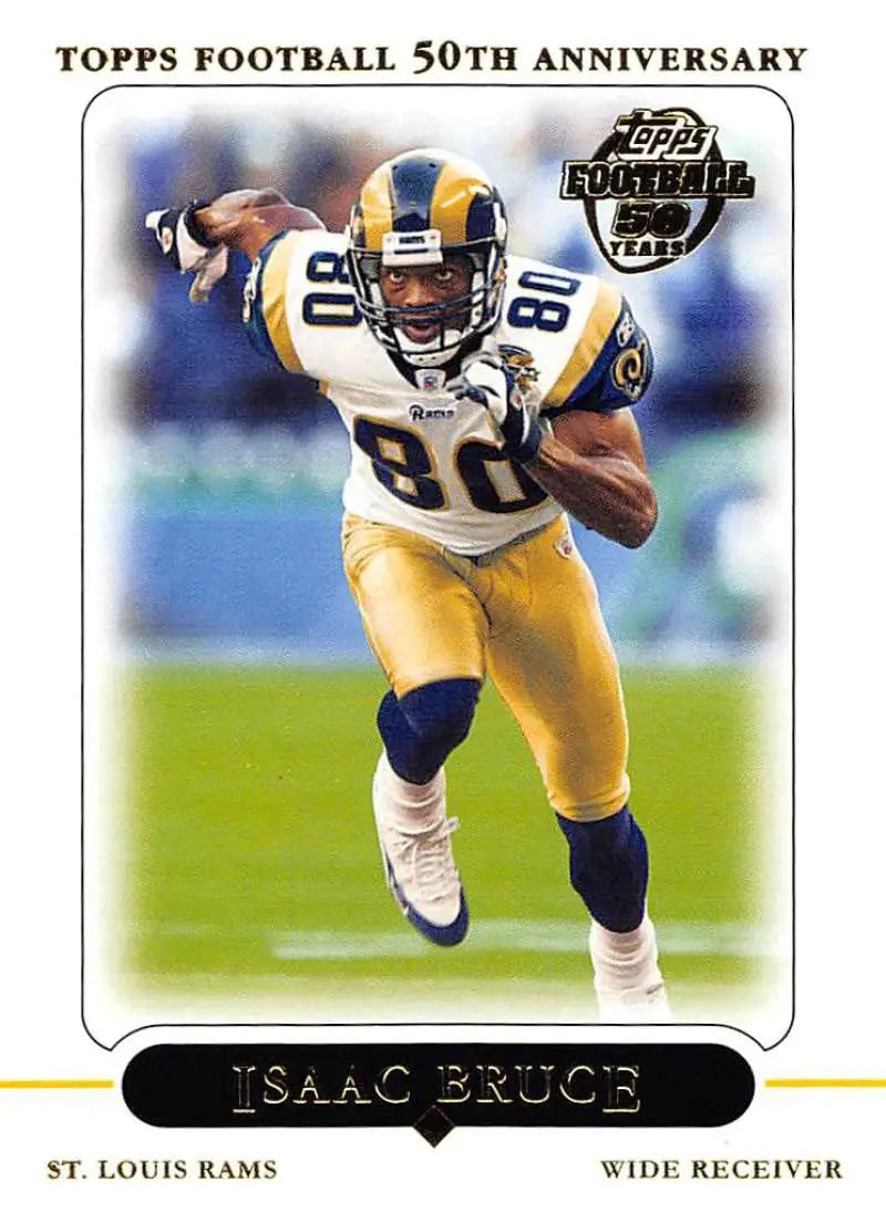2005 Topps #227 Isaac Bruce NM-MT St. Louis Rams Football Card - Football Card Single