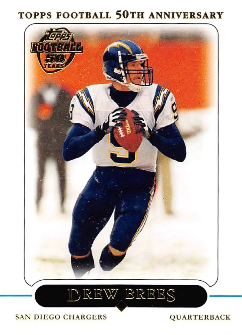 2005 Topps #23 Drew Brees NM-MT San Diego Chargers Football Card - Football Card Single