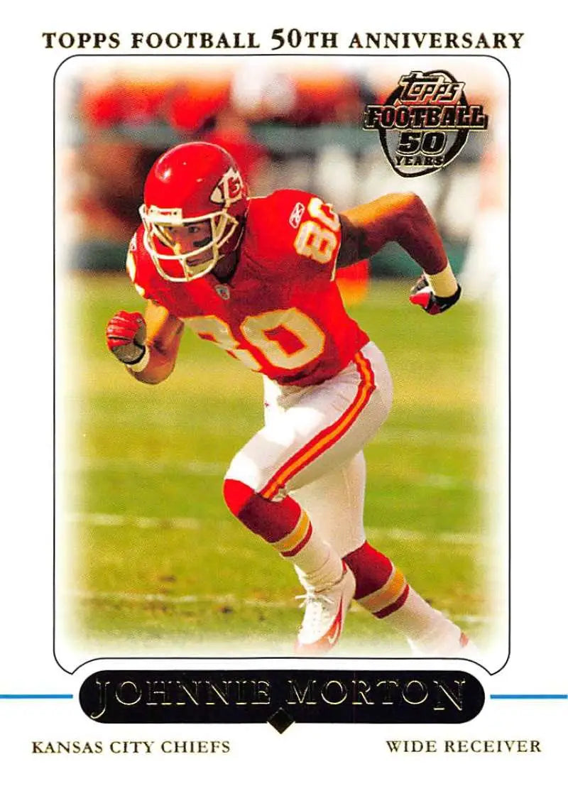 2005 Topps #242 Johnnie Morton NM-MT Kansas City Chiefs Football Card - Football Card Single