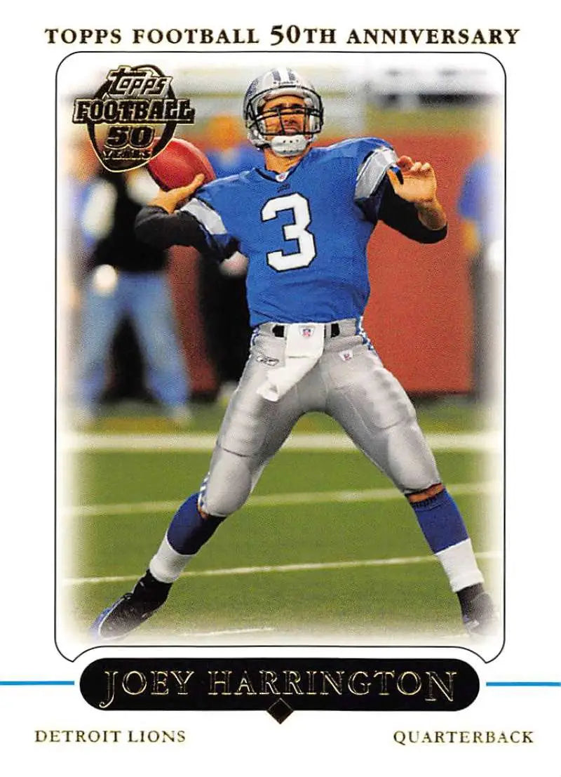 2005 Topps #245 Joey Harrington NM-MT Detroit Lions Football Card