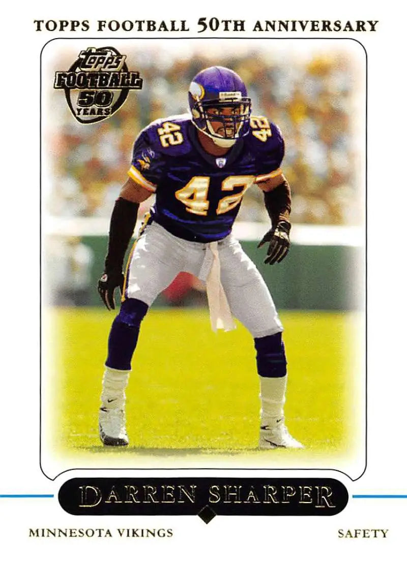 2005 Topps #249 Darren Sharper NM-MT Minnesota Vikings Football Card - Football Card Single
