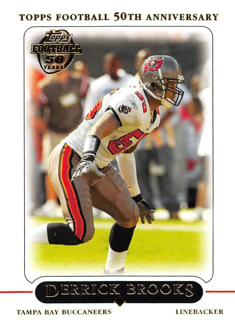 2005 Topps #25 Derrick Brooks NM-MT Tampa Bay Buccaneers Football Card - Football Card Single