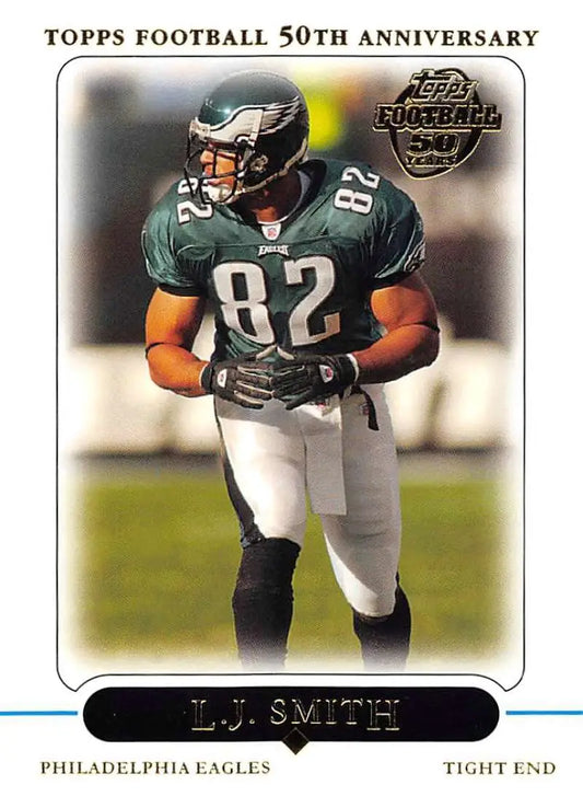 2005 Topps #250 L.J. Smith NM-MT Philadelphia Eagles Football Card - Football Card Single