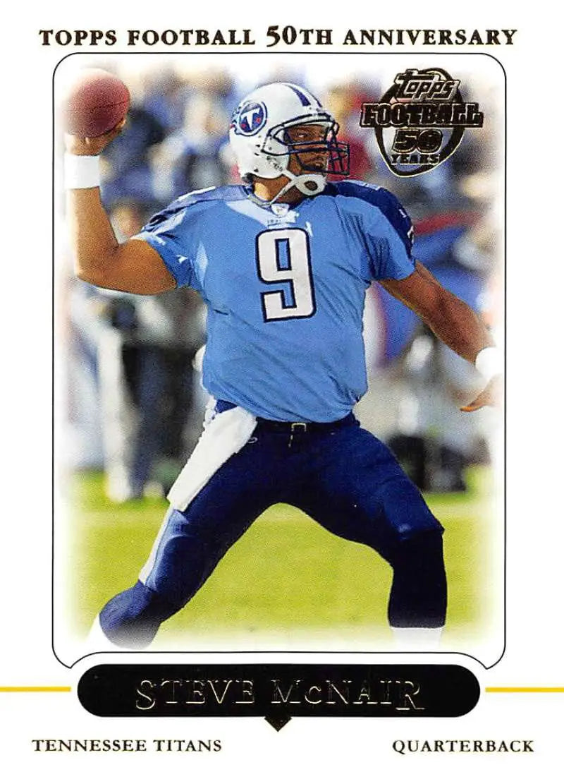 2005 Topps #251 Steve McNair NM-MT Tennessee Titans Football Card - Football Card Single