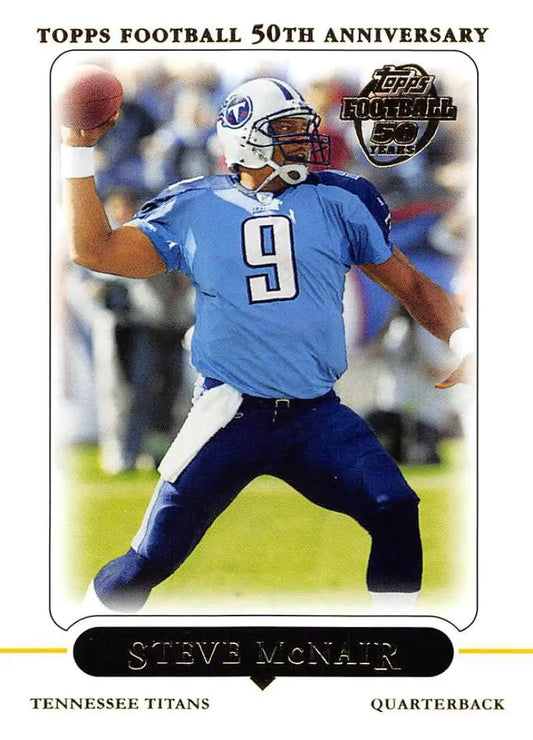 2005 Topps #251 Steve McNair NM-MT Tennessee Titans Football Card - Football Card Single