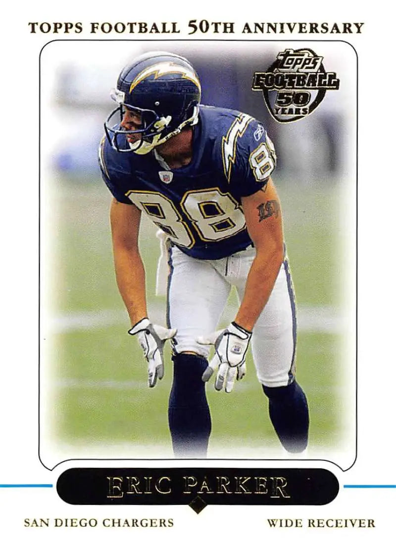 2005 Topps #252 Eric Parker NM-MT San Diego Chargers Football Card - Football Card Single