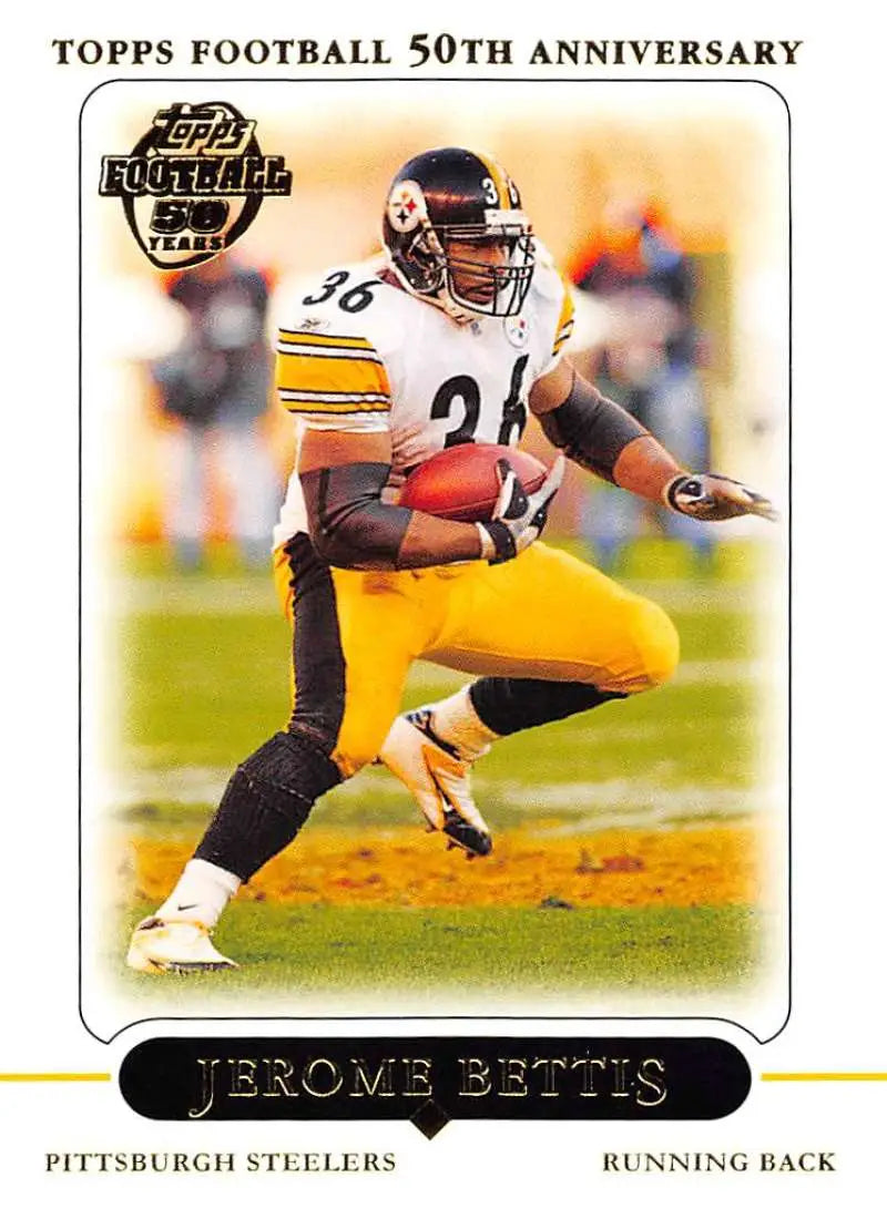 2005 Topps #253 Jerome Bettis NM-MT Pittsburgh Steelers Football Card - Football Card Single