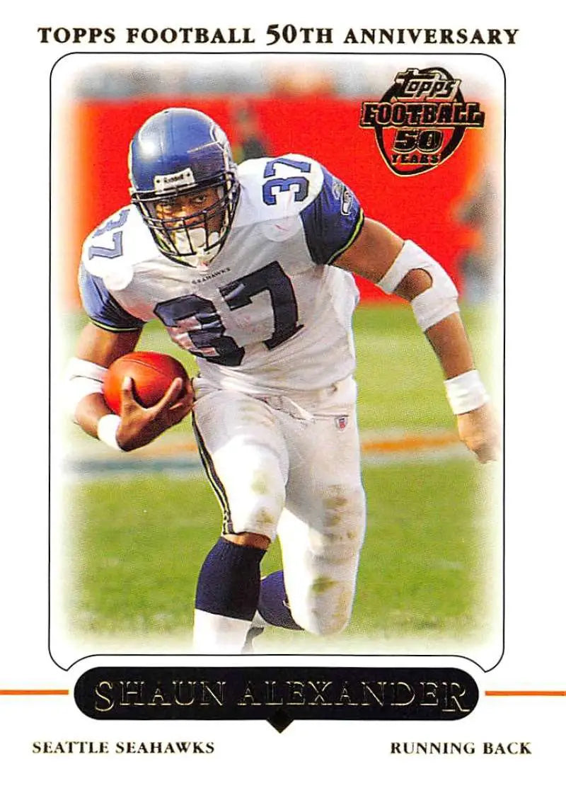 2005 Topps #260 Shaun Alexander NM-MT Seattle Seahawks Football Card - Football Card Single