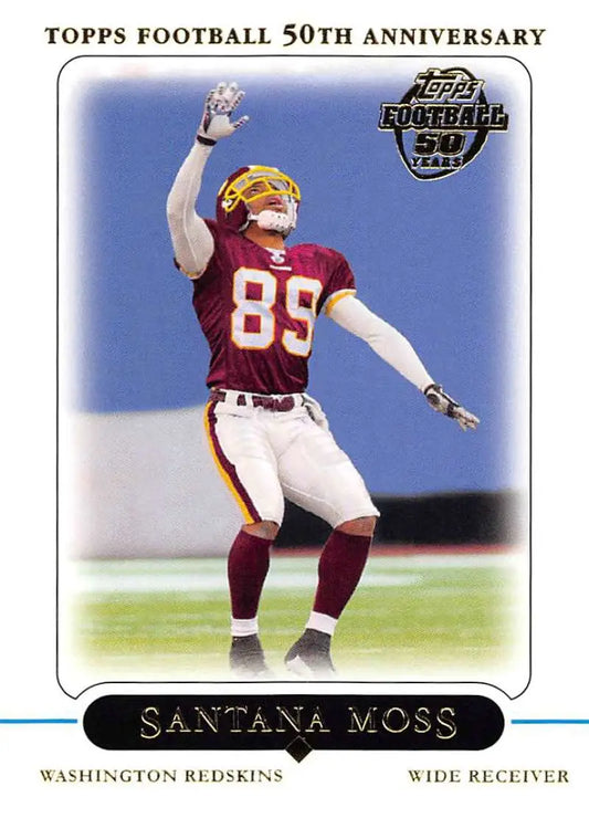 2005 Topps #267 Santana Moss NM-MT Washington Redskins Football Card - Football Card Single