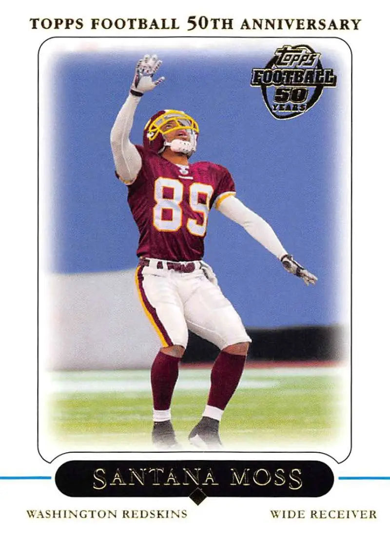 2005 Topps #267 Santana Moss NM-MT Washington Redskins Football Card - Football Card Single