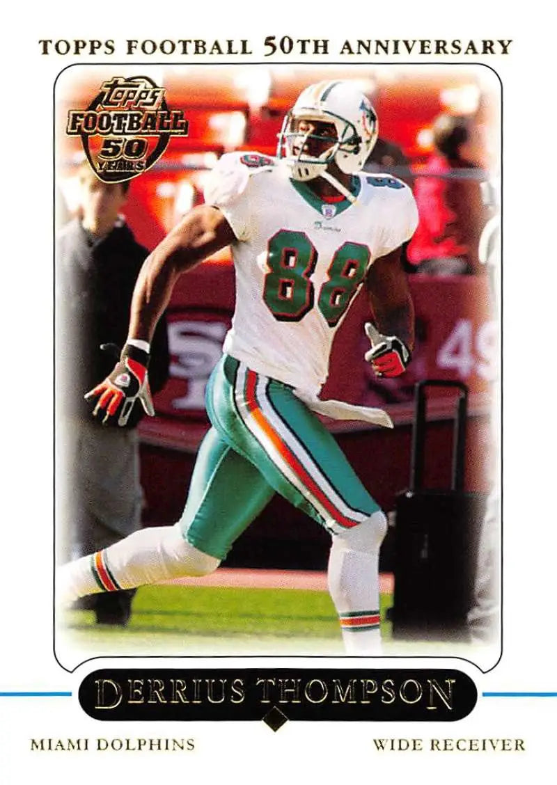 2005 Topps #27 Derrius Thompson NM-MT Miami Dolphins Football Card - Football Card Single