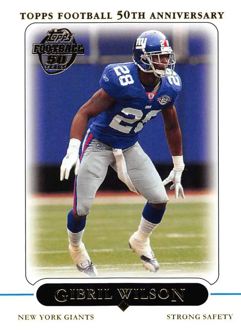 2005 Topps #271 Gibril Wilson NM-MT New York Giants Football Card - Football Card Single