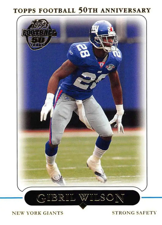2005 Topps #271 Gibril Wilson NM-MT New York Giants Football Card