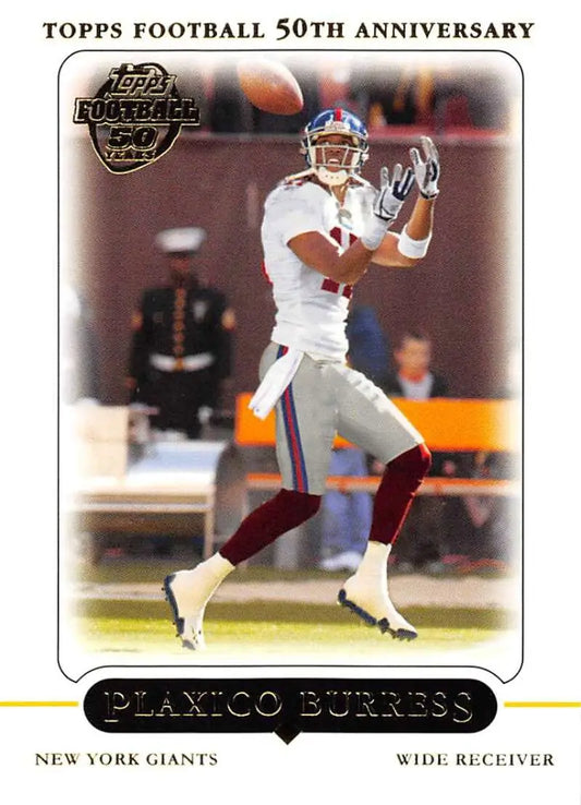 2005 Topps #272 Plaxico Burress NM-MT New York Giants Football Card - Football Card Single