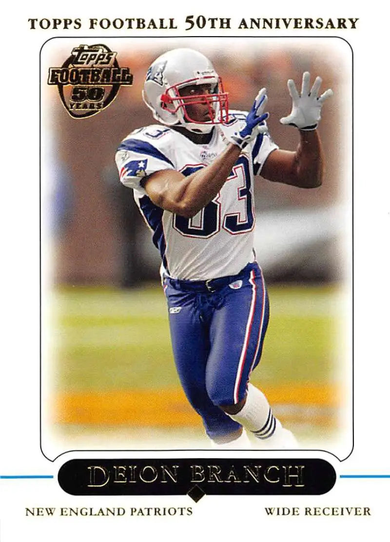2005 Topps #273 Deion Branch NM-MT New England Patriots Football Card - Football Card Single