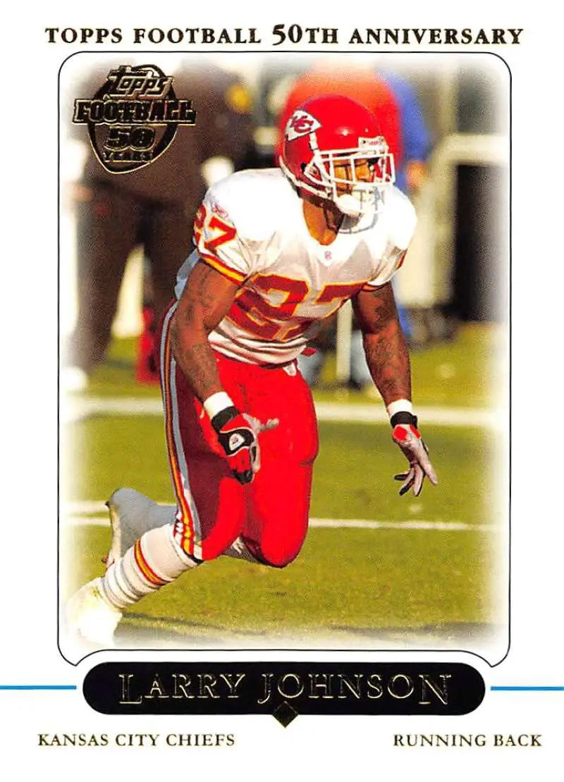 2005 Topps #274 Larry Johnson NM-MT Kansas City Chiefs Football Card - Football Card Single