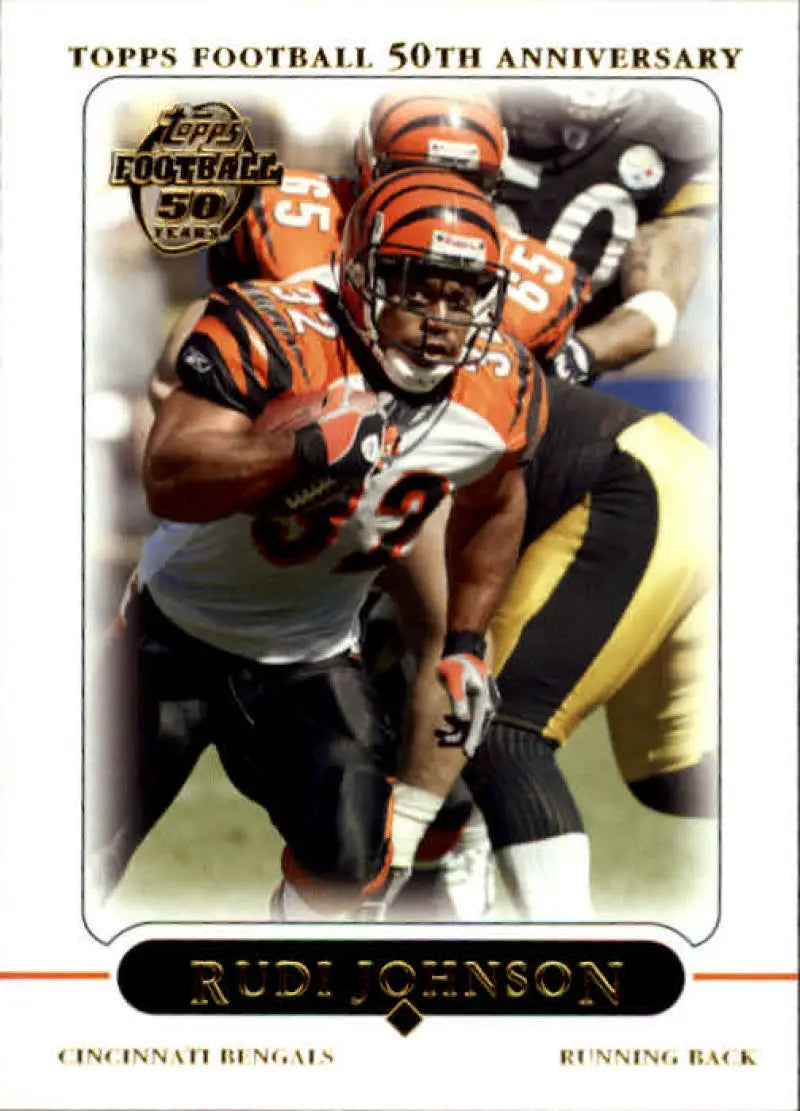 2005 Topps #275 Rudi Johnson NM-MT Cincinnati Bengals Football Card - Football Card Single