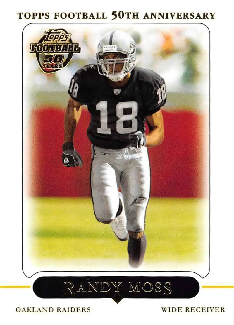 2005 Topps #278 Randy Moss NM-MT Oakland Raiders Football Card - Football Card Single