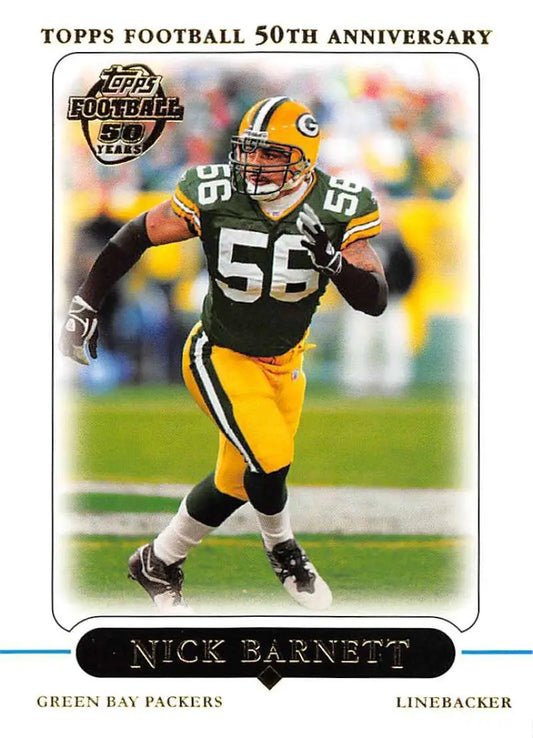 2005 Topps #28 Nick Barnett NM-MT Green Bay Packers Football Card - Football Card Single