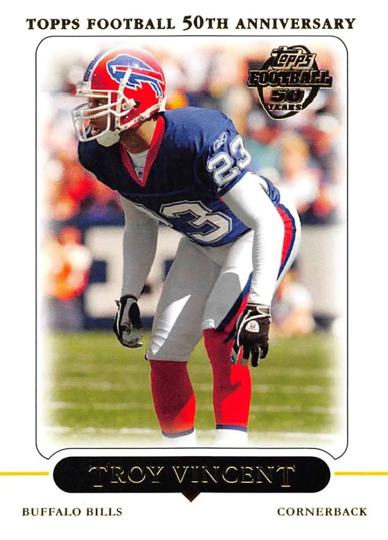2005 Topps #284 Troy Vincent NM-MT Buffalo Bills Football Card - Football Card Single
