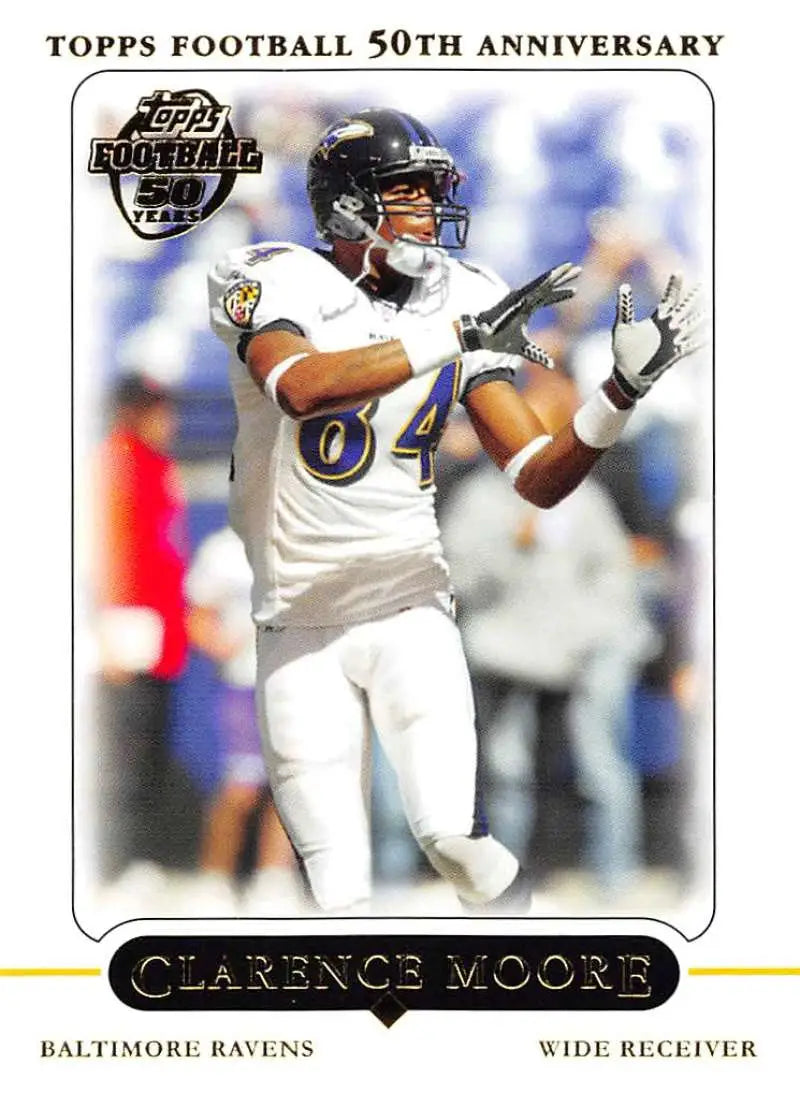2005 Topps #287 Clarence Moore NM-MT Baltimore Ravens Football Card - Football Card Single