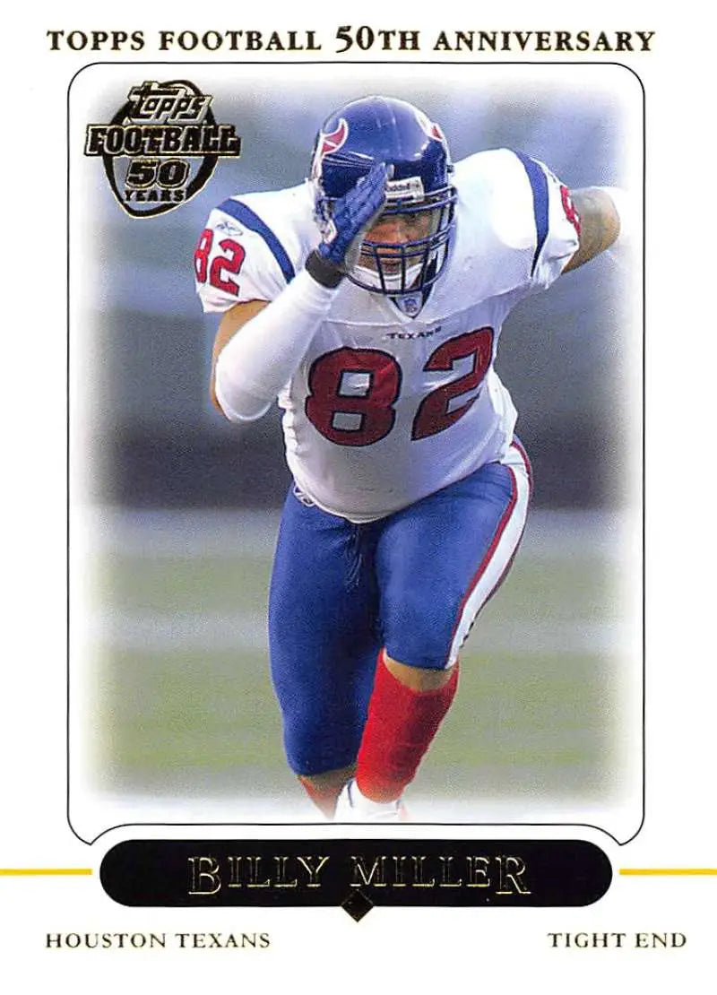 2005 Topps #288 Billy Miller NM-MT Houston Texans Football Card - Football Card Single
