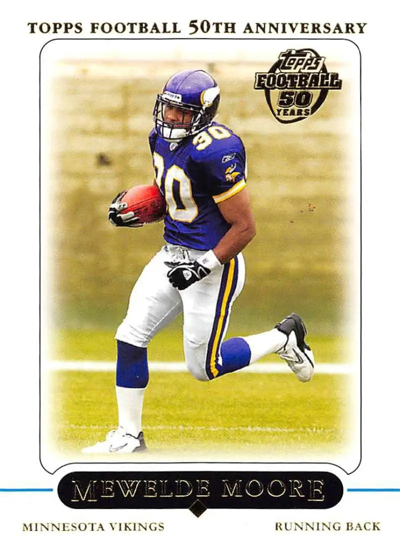 2005 Topps #295 Mewelde Moore NM-MT Minnesota Vikings Football Card - Football Card Single